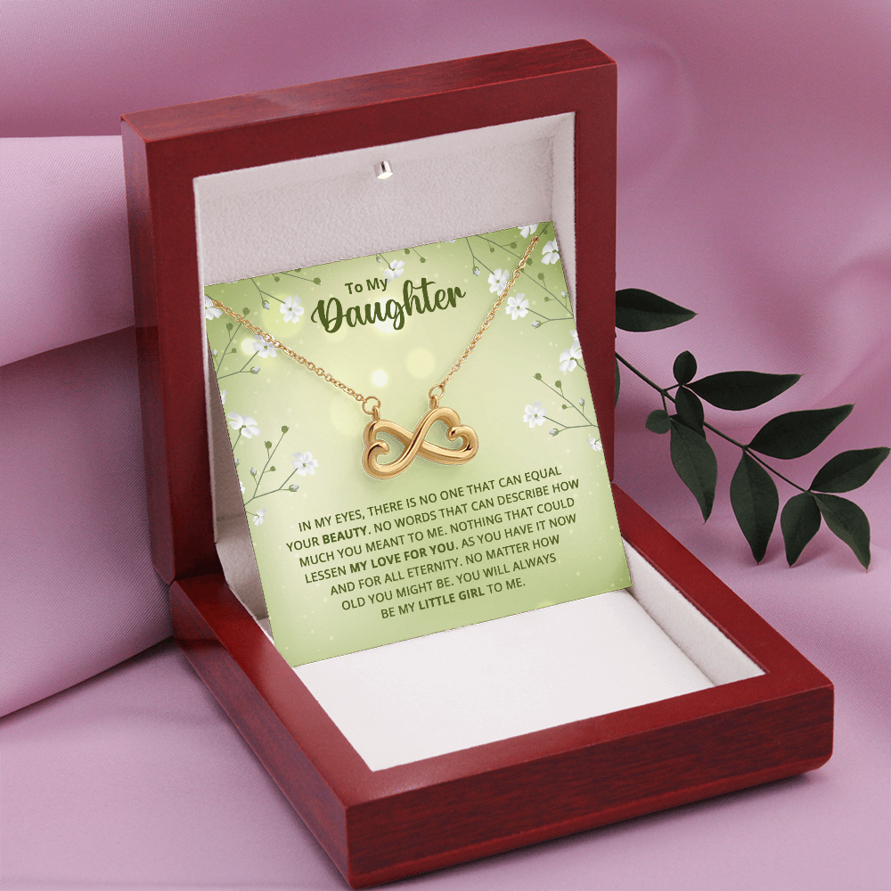 Endless Love Necklace: Daughter -In My Eyes My Little Girl