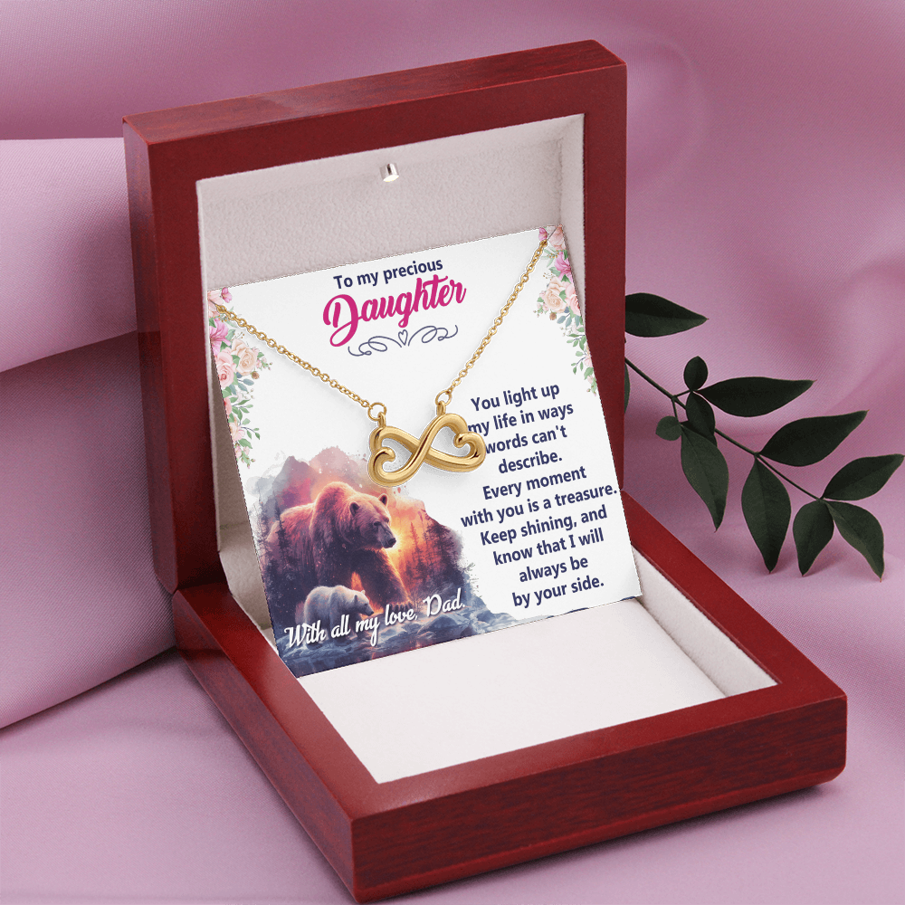 Endless Love Necklace: Daughter - To My Precious Daughter