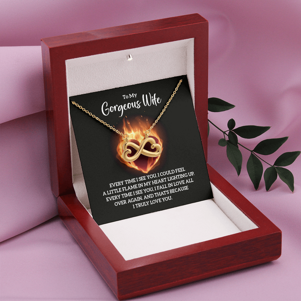 Endless Love Necklace:To My Gorgeous Wife