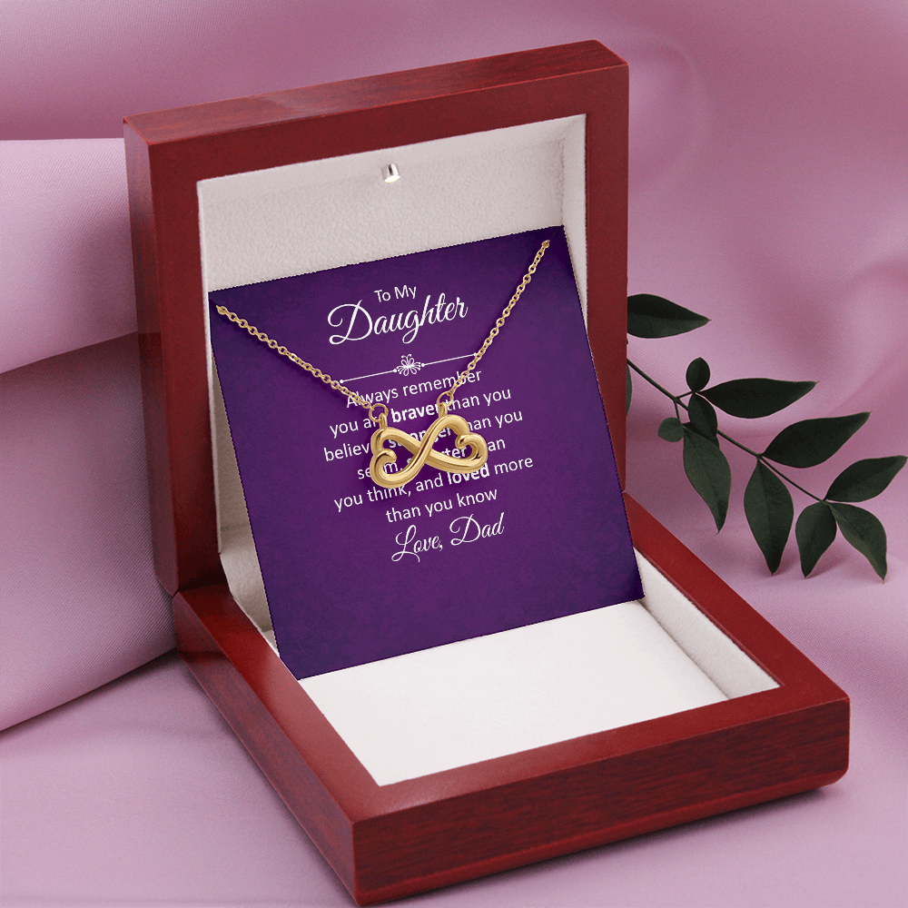 Endless Love Necklace: To My Daughter