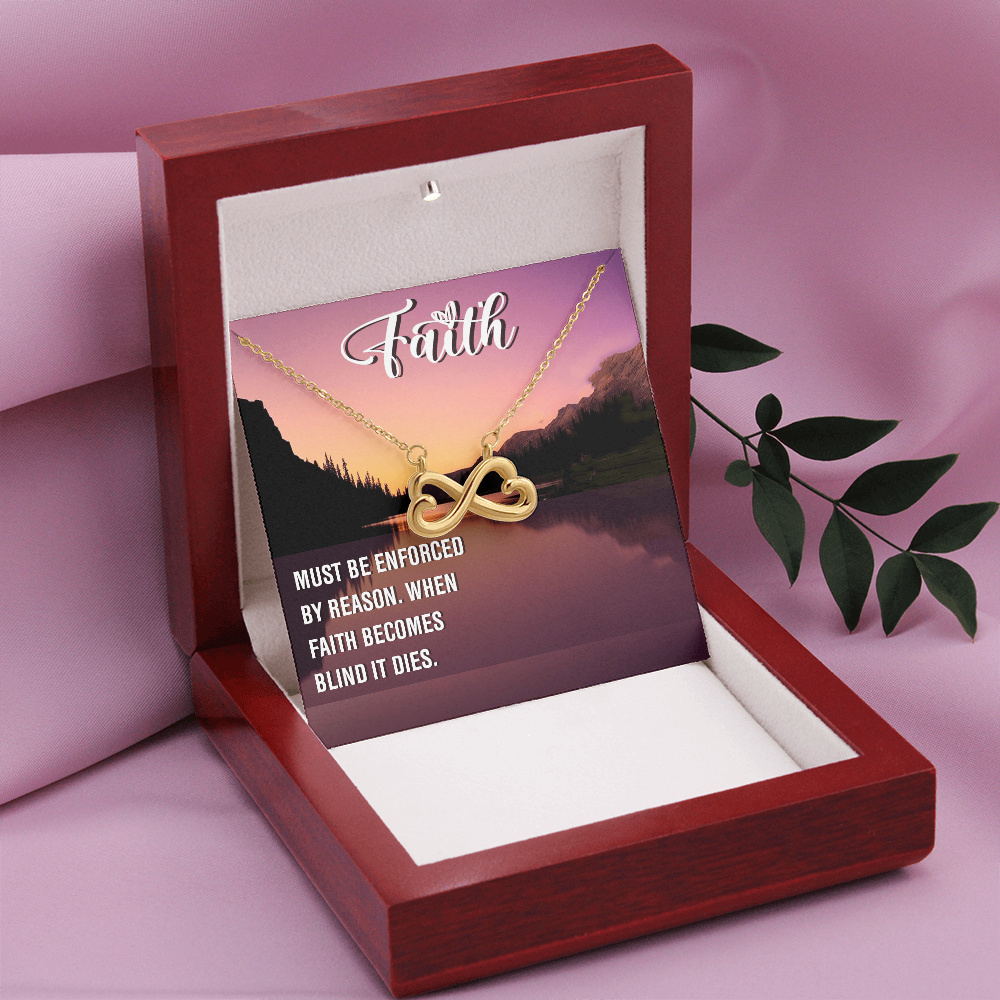 Endless Love Necklace: Faith Must Be Enforce