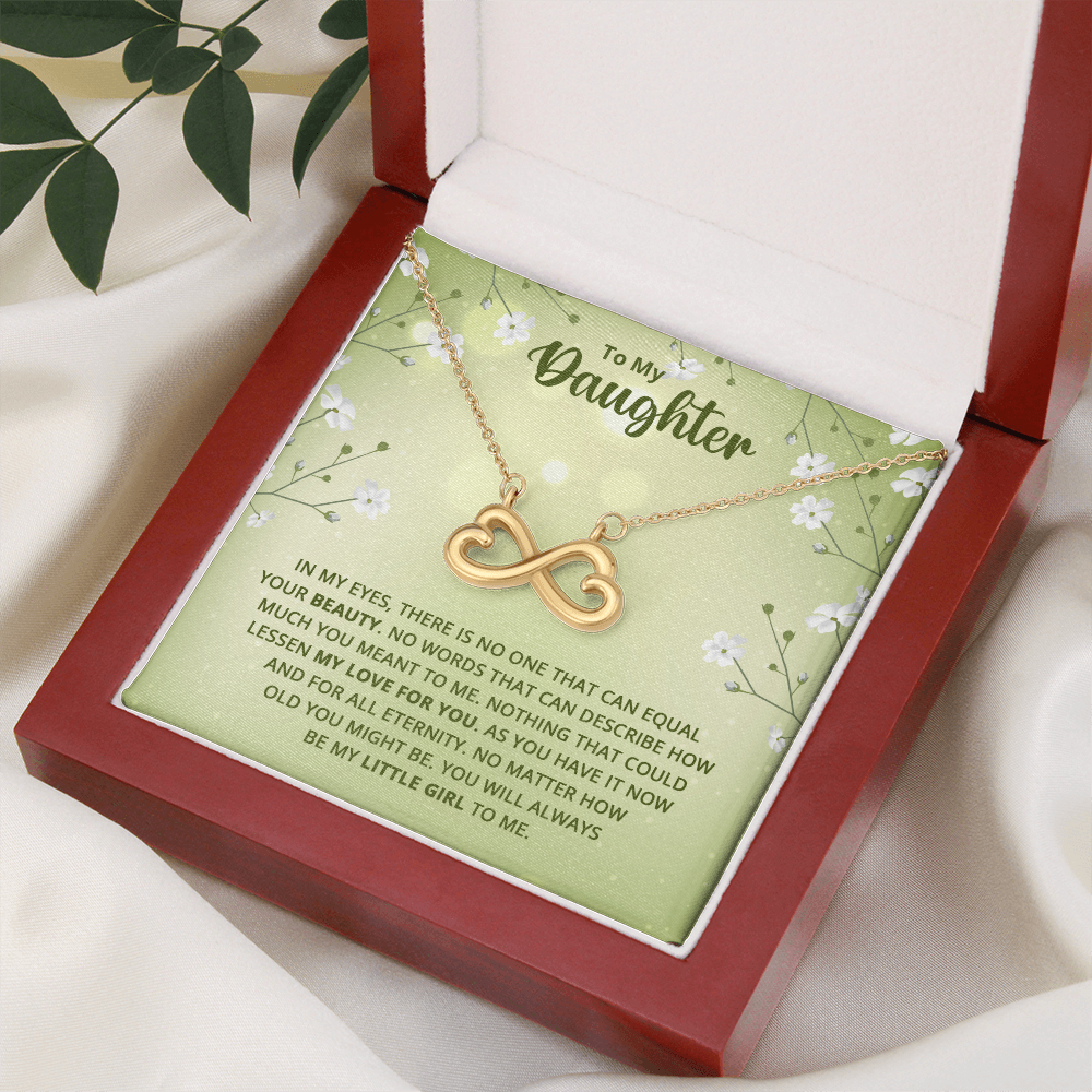 Endless Love Necklace: Daughter -In My Eyes My Little Girl