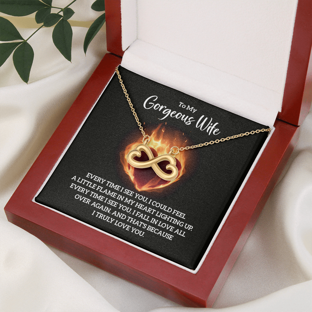 Endless Love Necklace:To My Gorgeous Wife