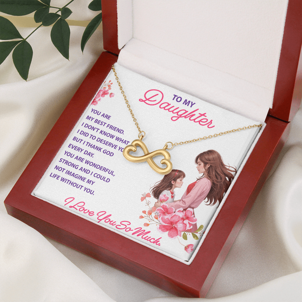 Endless Love Necklace:Daughter - You Are My Best Friend