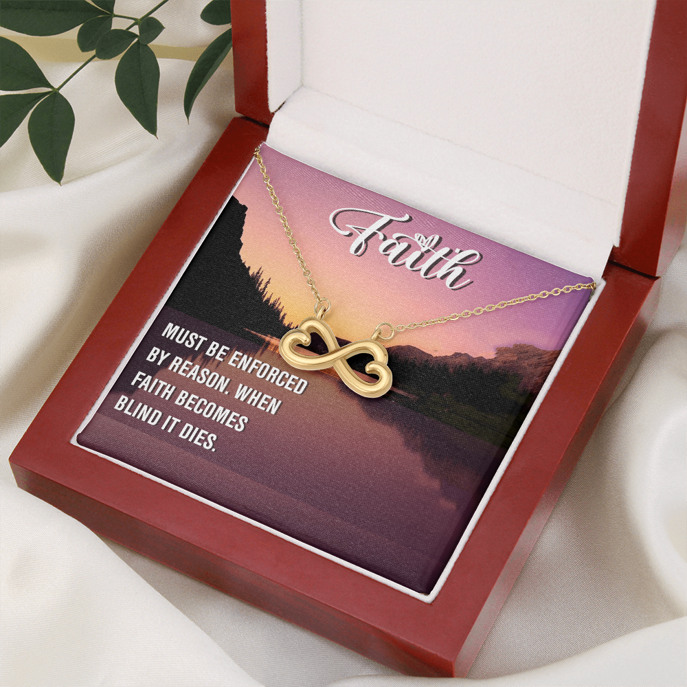 Endless Love Necklace: Faith Must Be Enforce