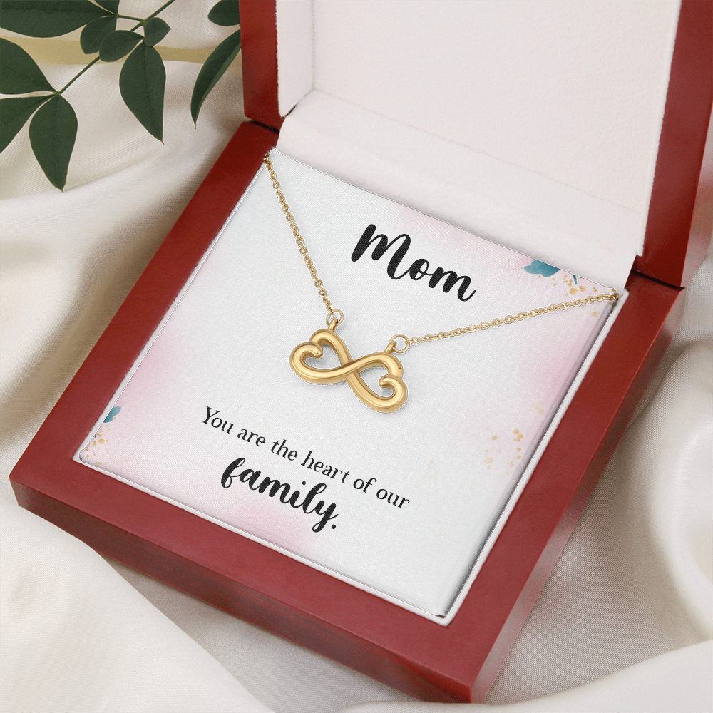 Endless Love Necklace: Mom : You Are The Heart Of This Family