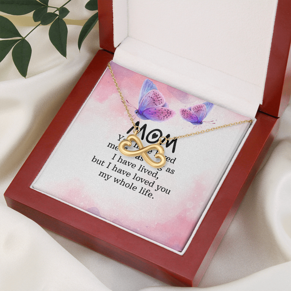 Endless Love Necklace: Mom- I Have Love For You My Whole Life