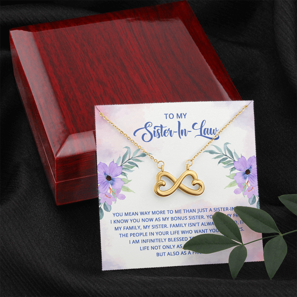 Endless Love Necklace: To My Sister -In-Law You Mean Way More To Me