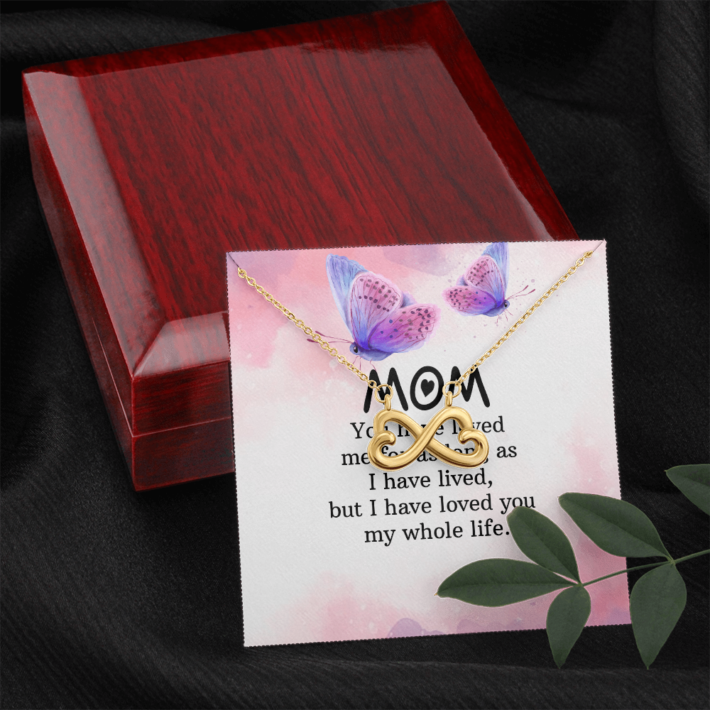 Endless Love Necklace: Mom- I Have Love For You My Whole Life