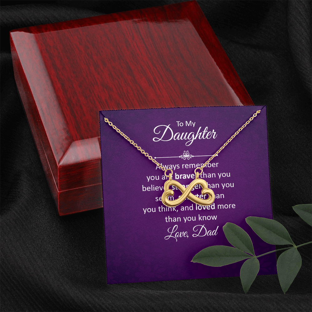 Endless Love Necklace: To My Daughter