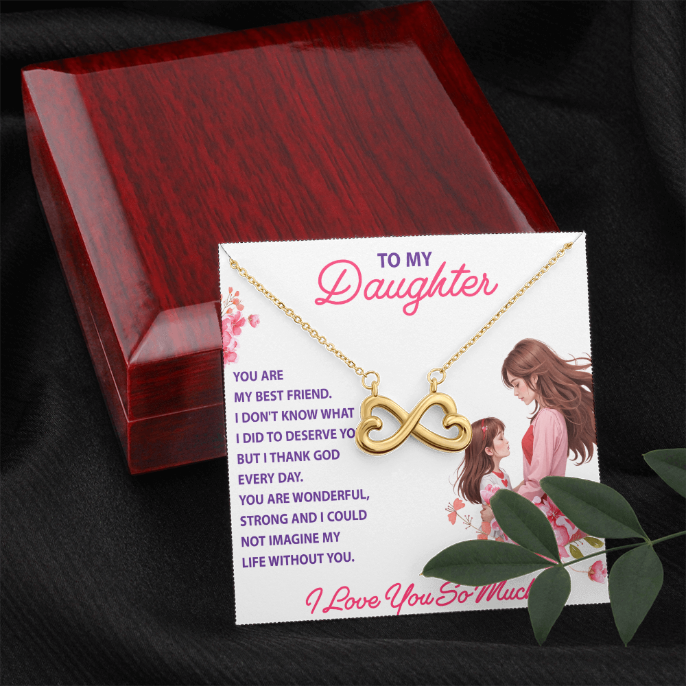 Endless Love Necklace:Daughter - You Are My Best Friend