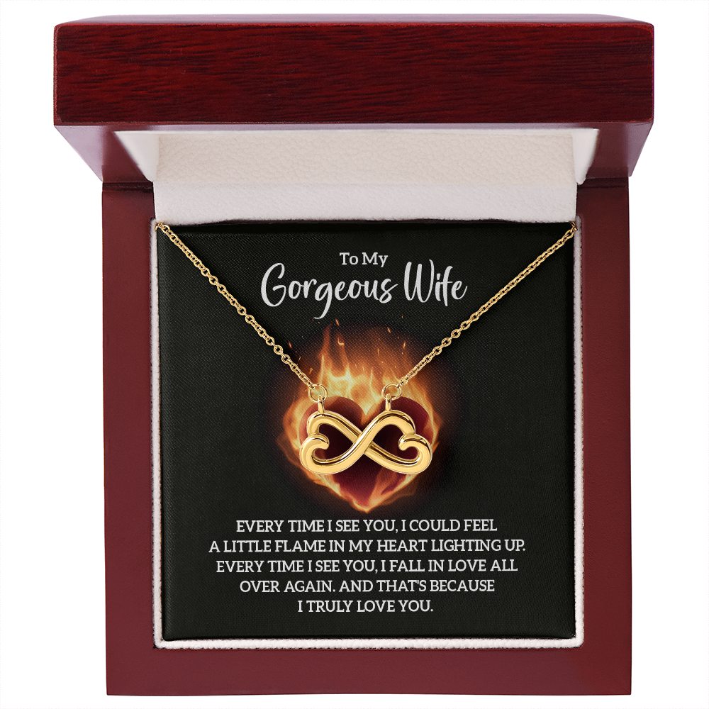 Endless Love Necklace:To My Gorgeous Wife