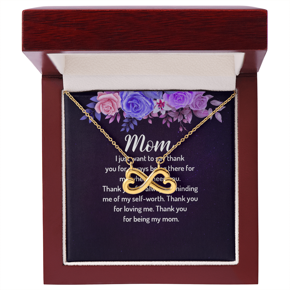 Endless Love Necklace: Mom- Thank You