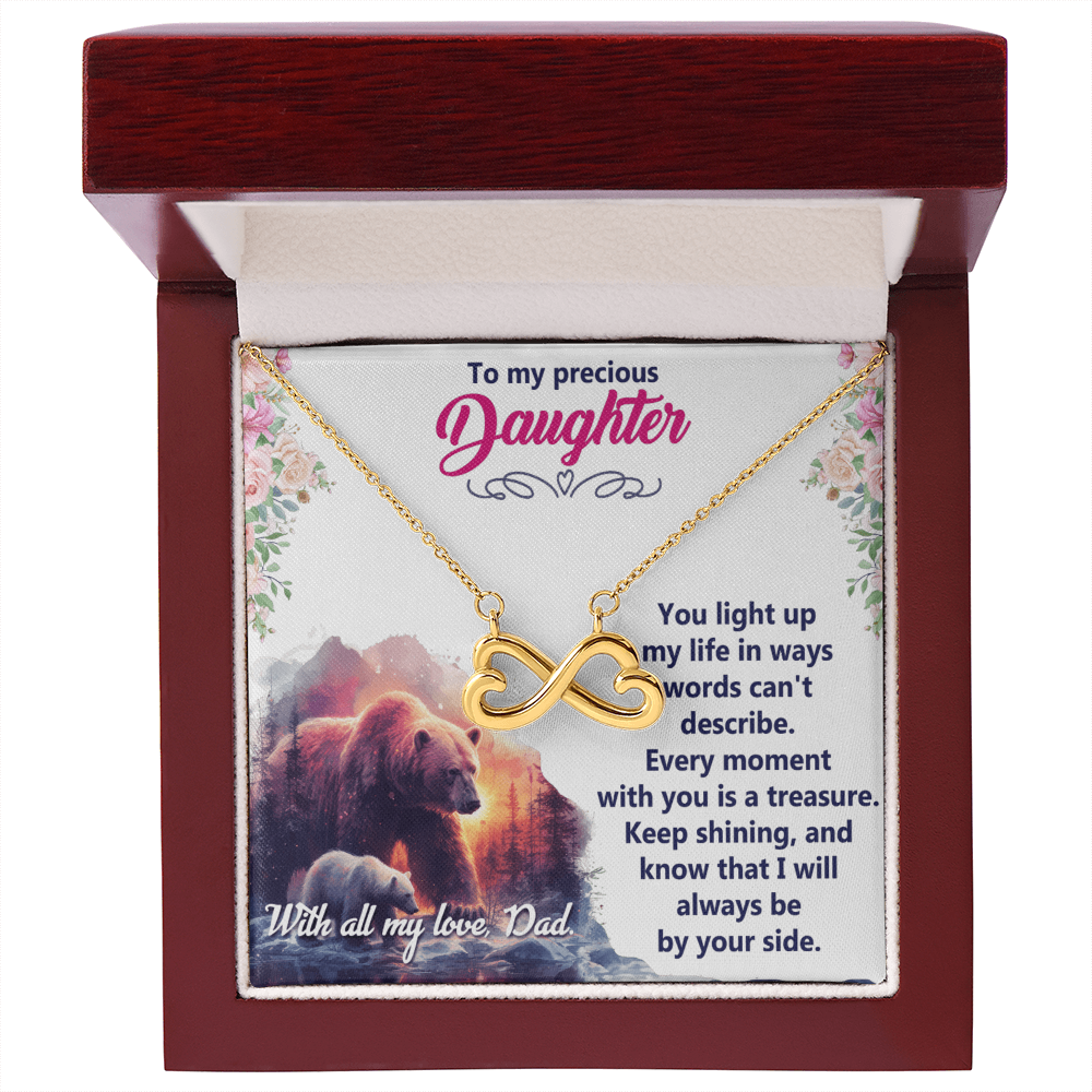 Endless Love Necklace: Daughter - To My Precious Daughter