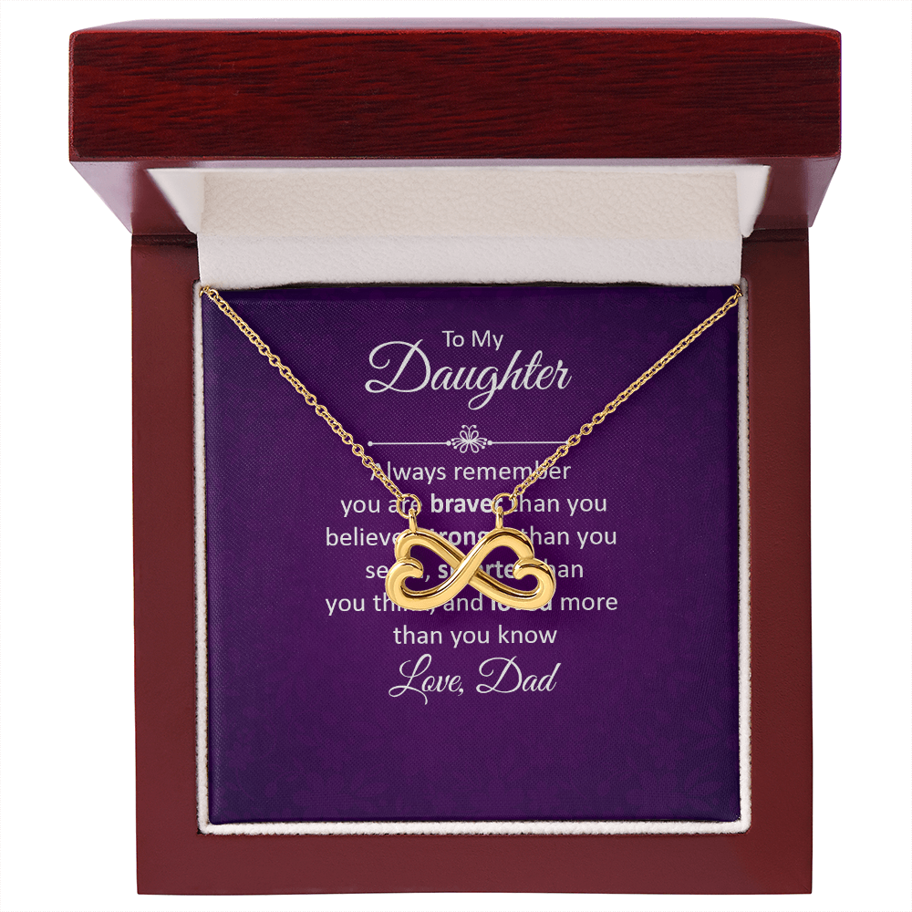 Endless Love Necklace: To My Daughter