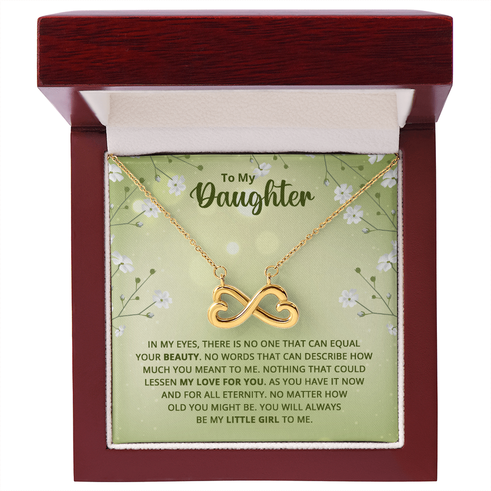 Endless Love Necklace: Daughter -In My Eyes My Little Girl