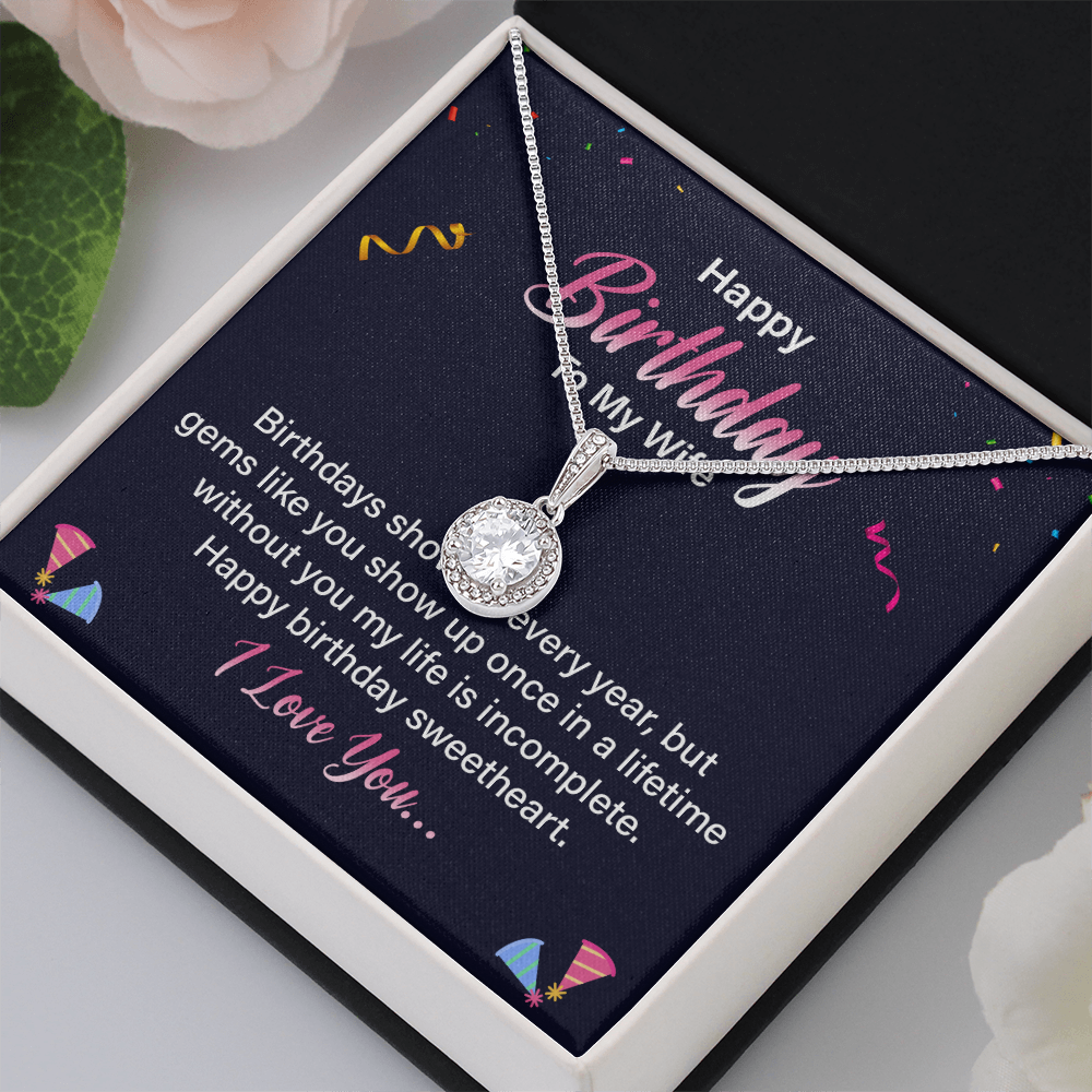 Eternal Hope Necklace:Happy Birthday Wife