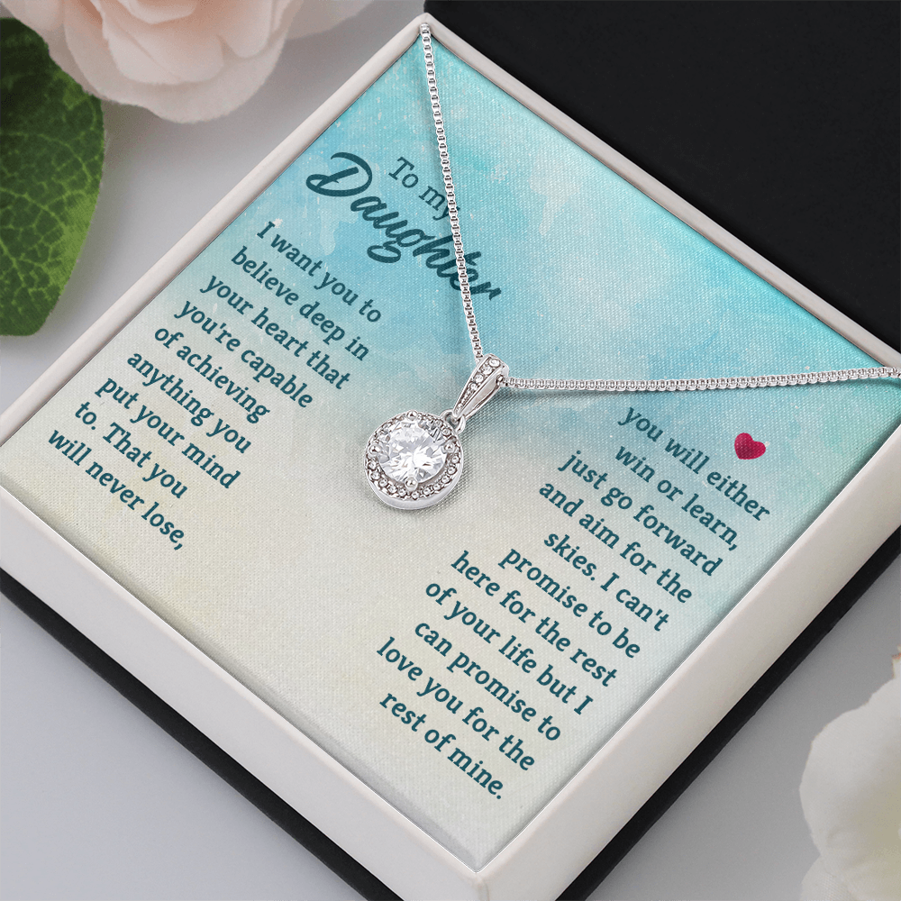 Eternal Hope Necklace: To My Daughter -Win or Learn
