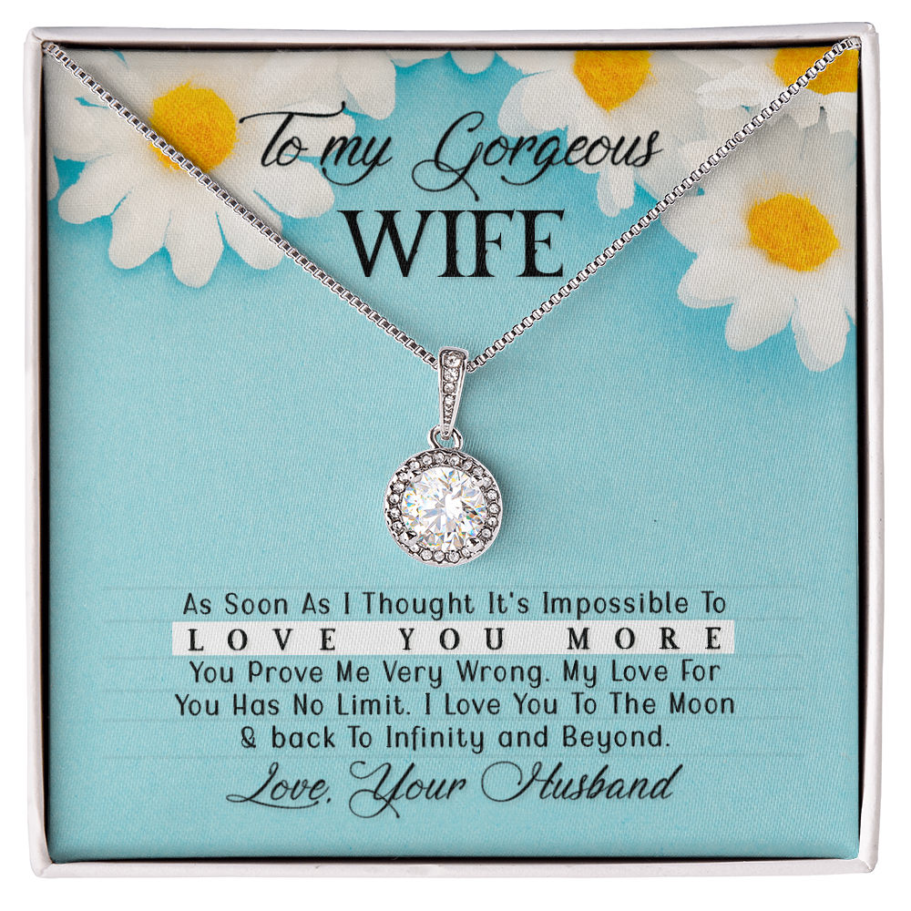 Eternal Hope Necklace:To My Gorgeous Wife
