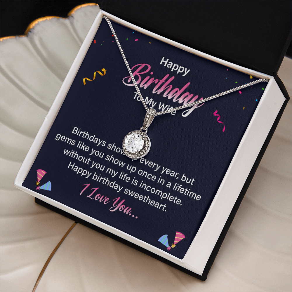 Eternal Hope Necklace:Happy Birthday Wife