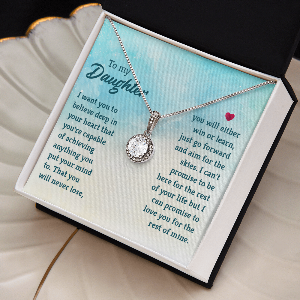 Eternal Hope Necklace: To My Daughter -Win or Learn