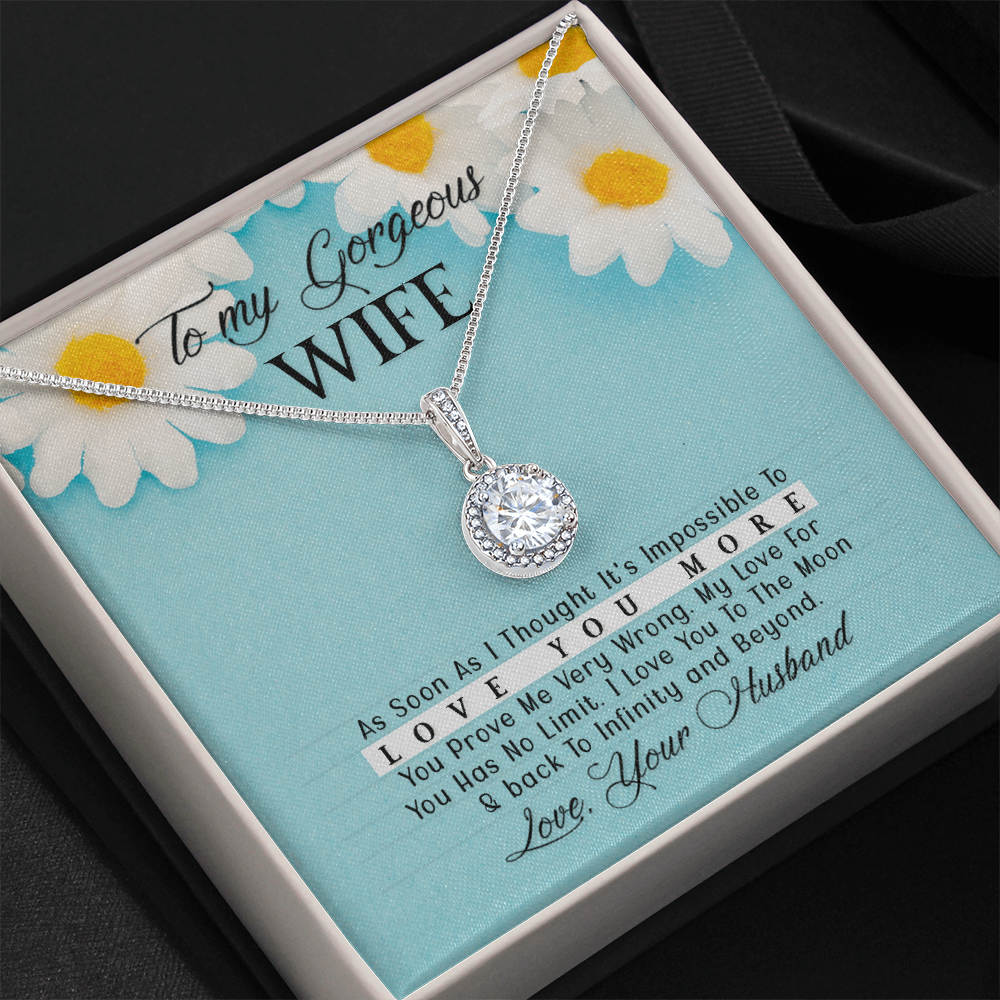 Eternal Hope Necklace:To My Gorgeous Wife