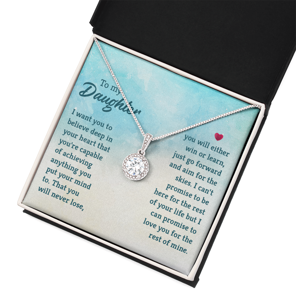 Eternal Hope Necklace: To My Daughter -Win or Learn