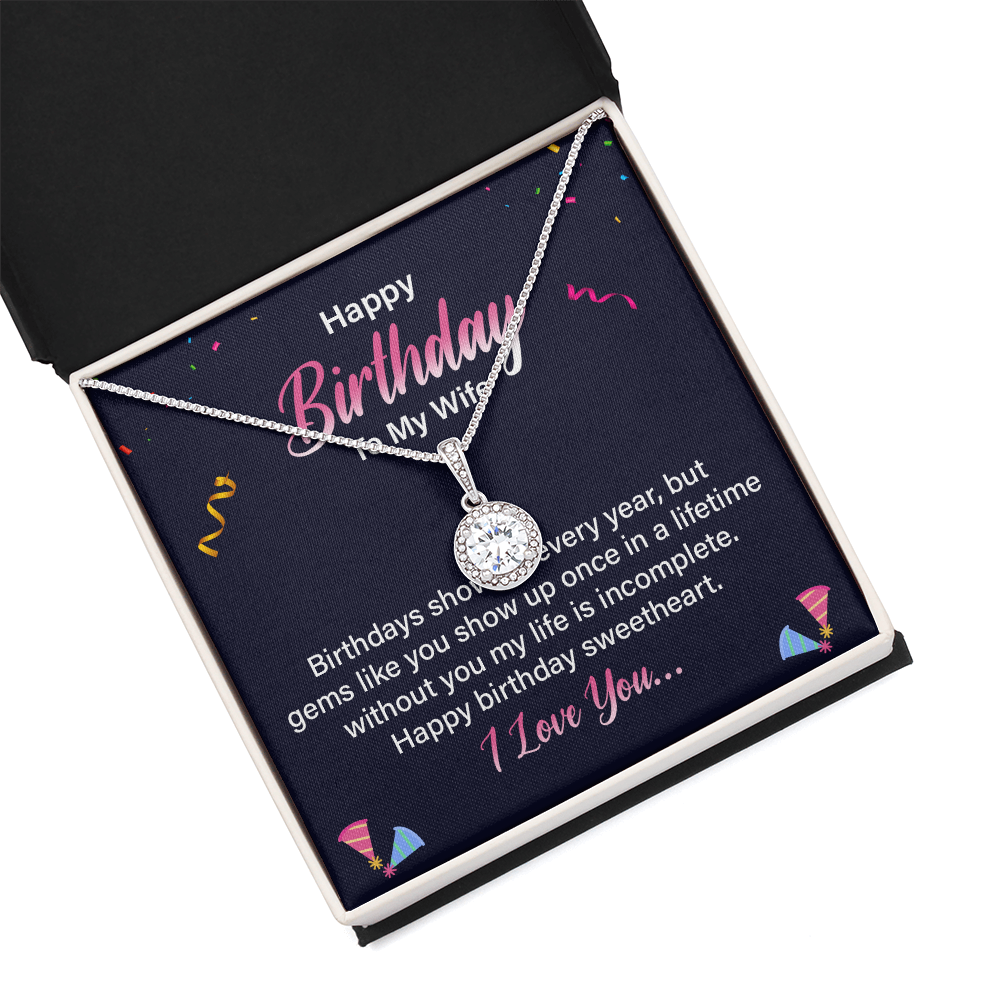 Eternal Hope Necklace:Happy Birthday Wife