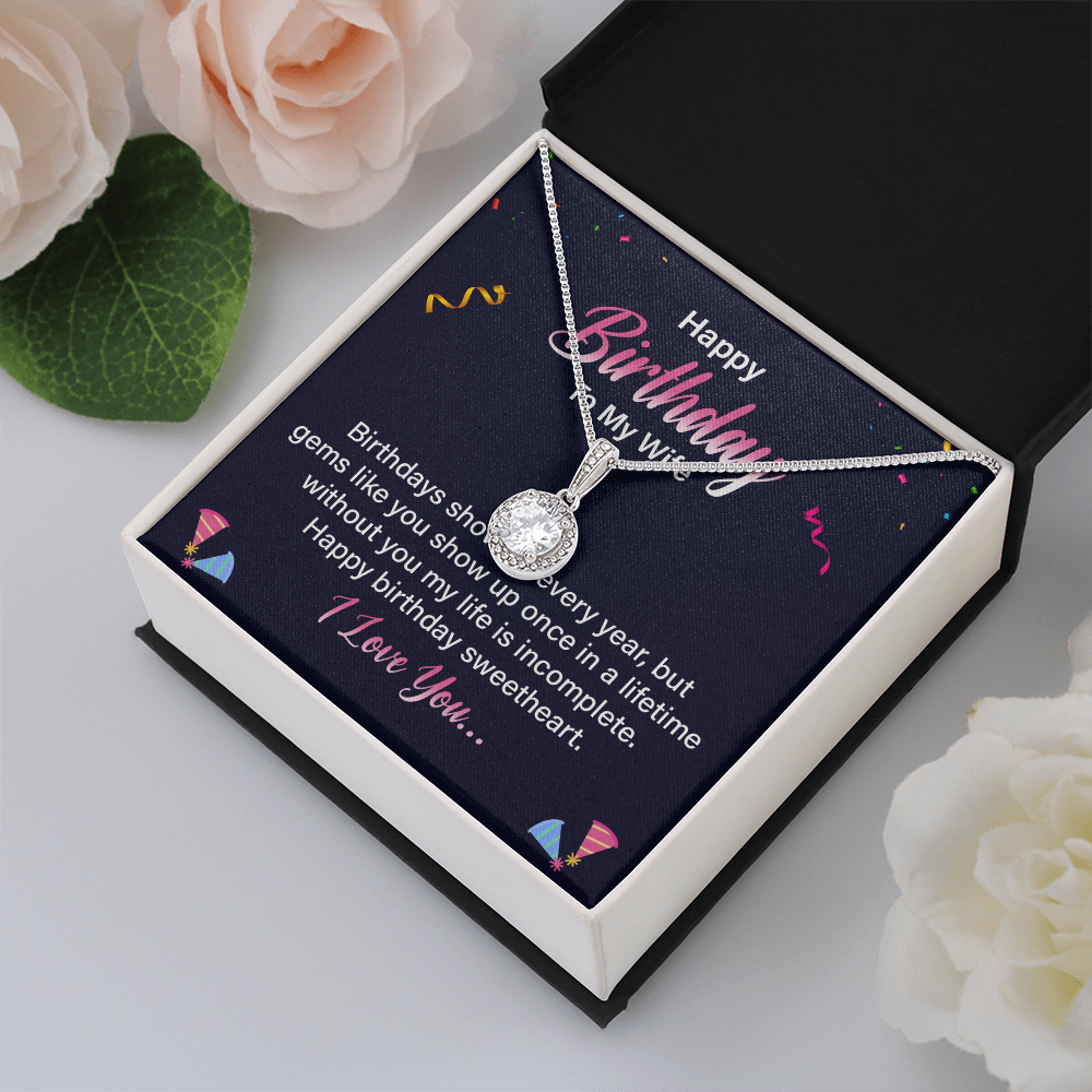 Eternal Hope Necklace:Happy Birthday Wife