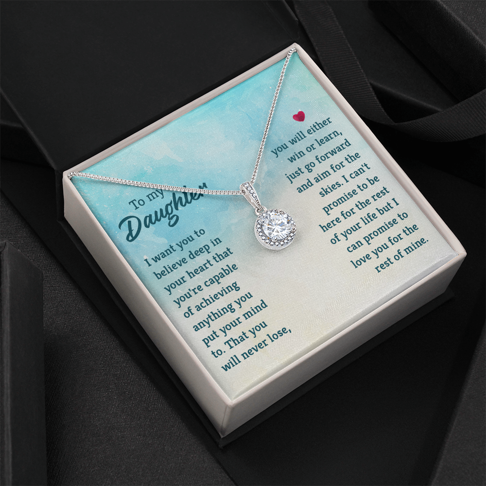 Eternal Hope Necklace: To My Daughter -Win or Learn