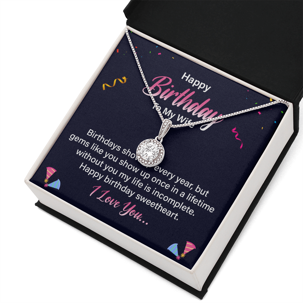 Eternal Hope Necklace:Happy Birthday Wife