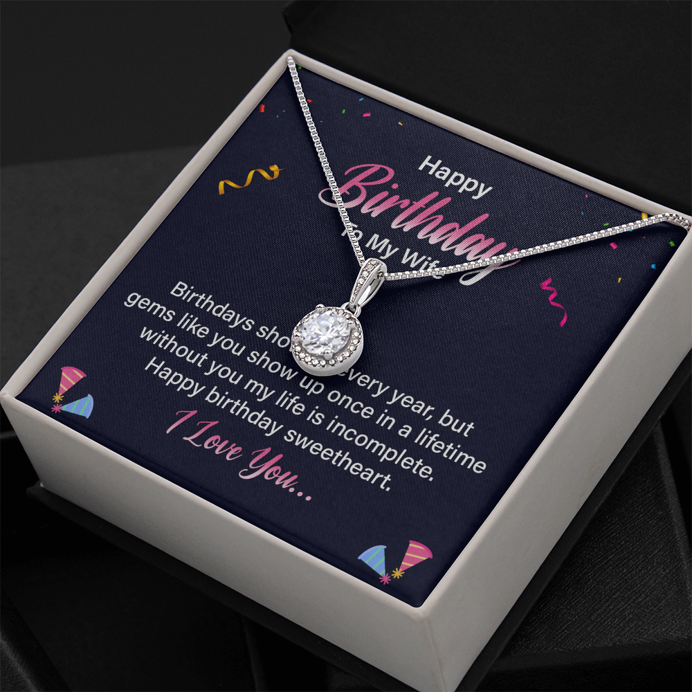 Eternal Hope Necklace:Happy Birthday Wife