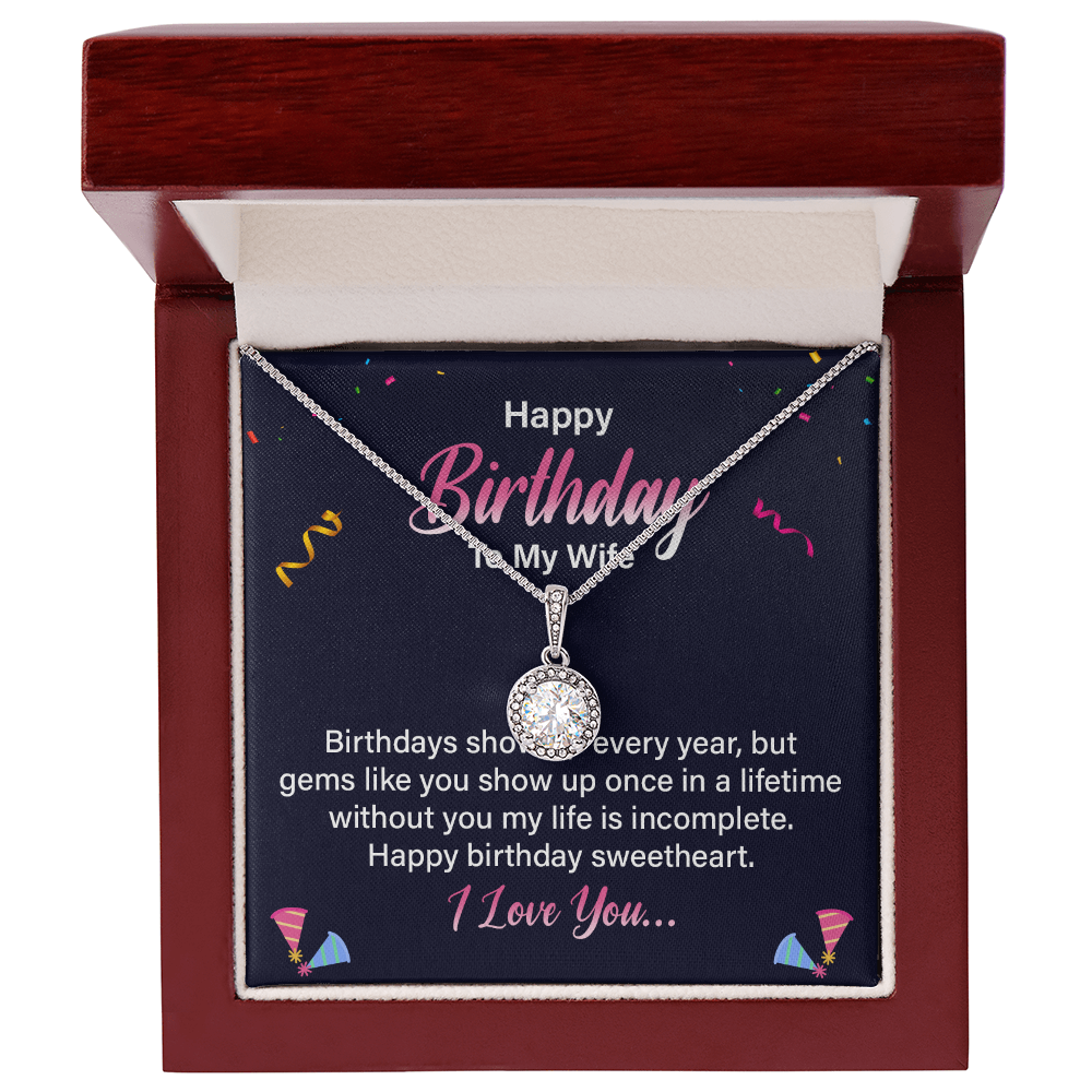 Eternal Hope Necklace:Happy Birthday Wife