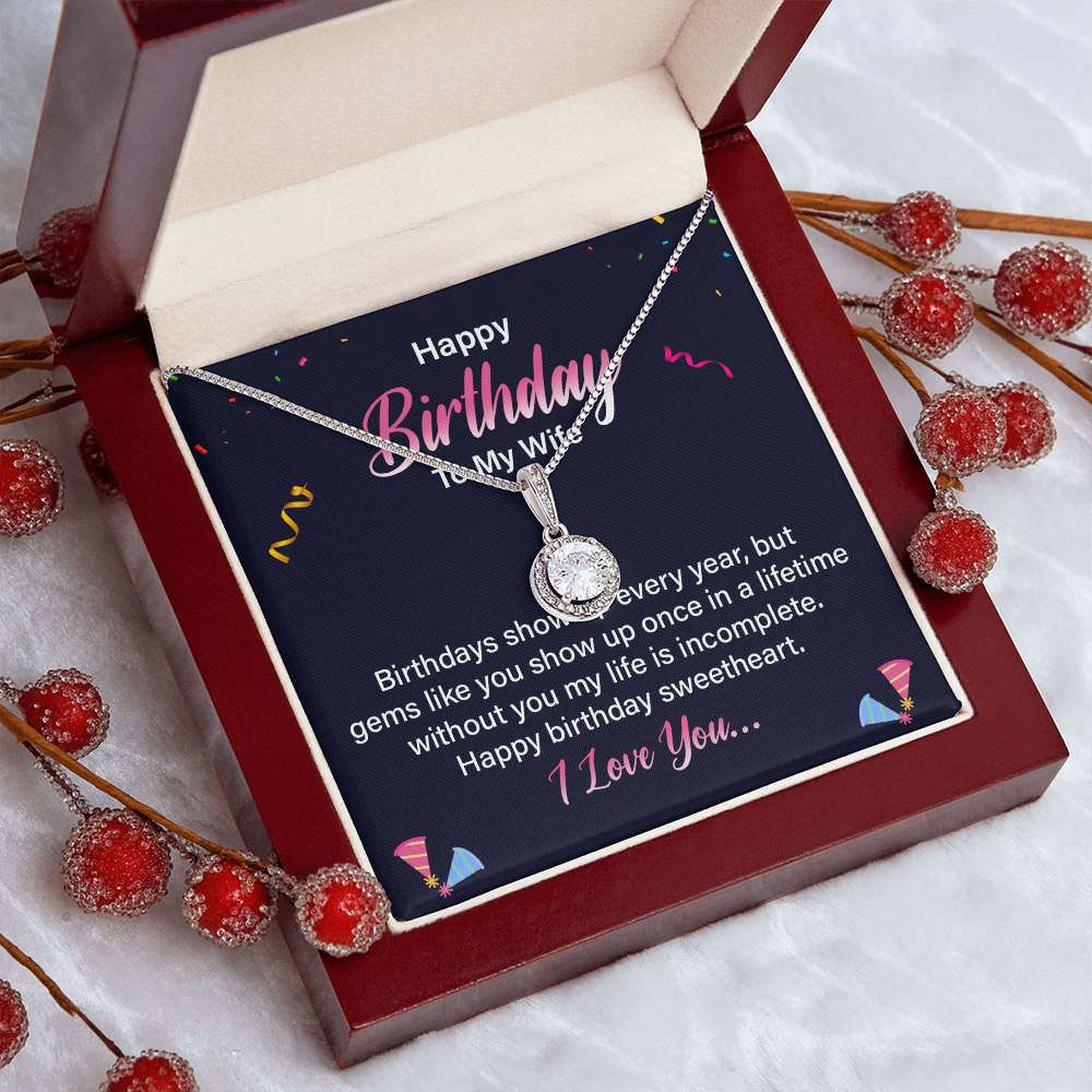 Eternal Hope Necklace:Happy Birthday Wife