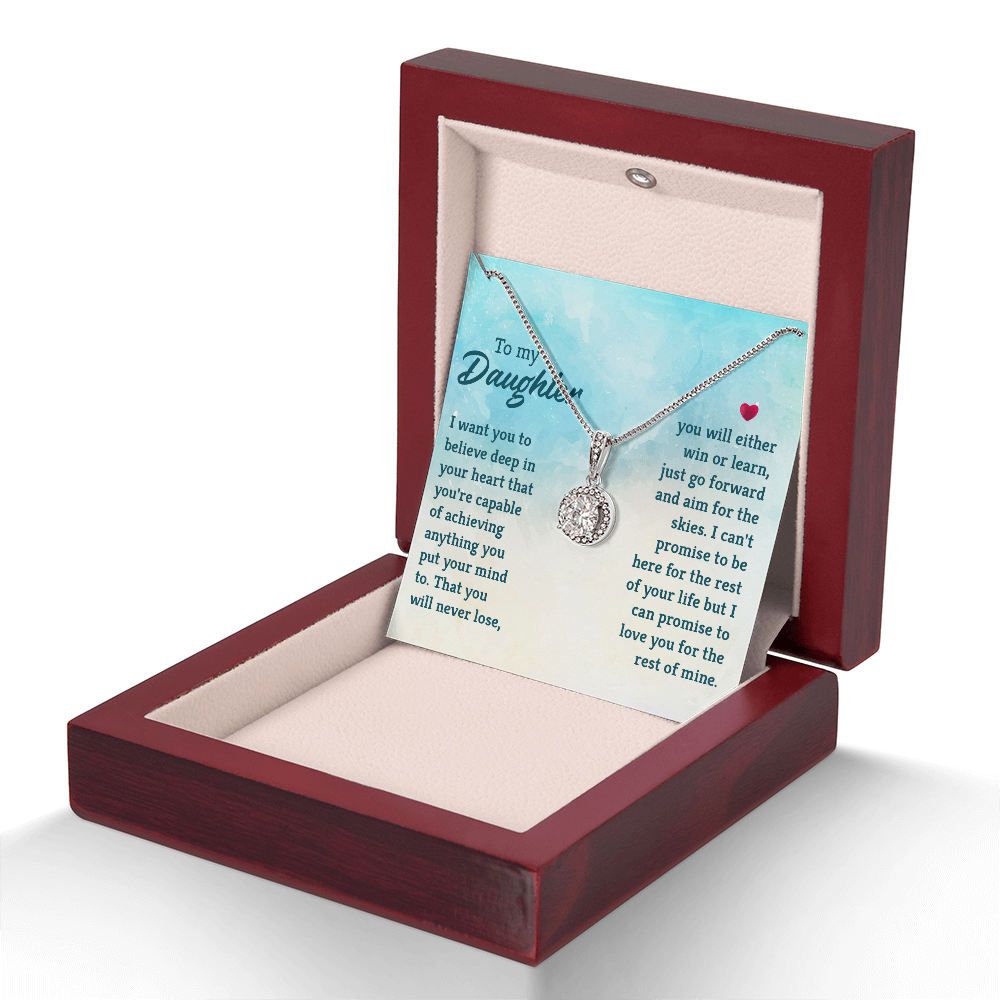 Eternal Hope Necklace: To My Daughter -Win or Learn