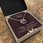 Lucky In Love Necklace: To My Beautiful Wife Happy Anniversary