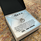 Lucky In Love Necklace:Mom To Be Love Your Husband