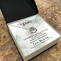 Lucky In Love Necklace: To My Mom Love Your Son