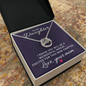 Lucky In Love Necklace: To My Daughter Love Year Mom