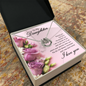 Lucky In Love Necklace:To My Daughter I Love You