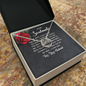 Lucky In Love Necklace:To My Soulmate Love Your Husband