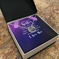 Lucky In Love Necklace:To My Loving Sister , I Love You