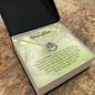 Lucky In Love Necklace:To My Daughter