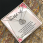 Lucky In Love Necklace:To My Beautiful Wife Wine Gets Sweeter