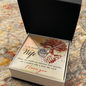 Lucky In Love Necklace: To My Beautiful Wife House And Wealth