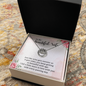 Lucky In Love Necklace:To My Beautiful Wife Wine Gets Sweeter