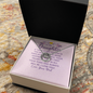 Lucky In Love Necklace:To My Daughter Love Your Dad
