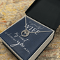 Lucky In Love Necklace:To My Beautiful Wife