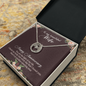 Lucky In Love Necklace: To My Beautiful Wife Happy Anniversary