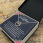 Lucky In Love Necklace: To My Daughter